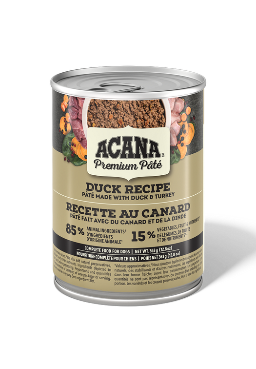 ACANA PREMIUM P&Acirc;T&Eacute;&trade;, Recette au canard